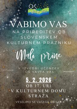 vabilo kulturni praznik